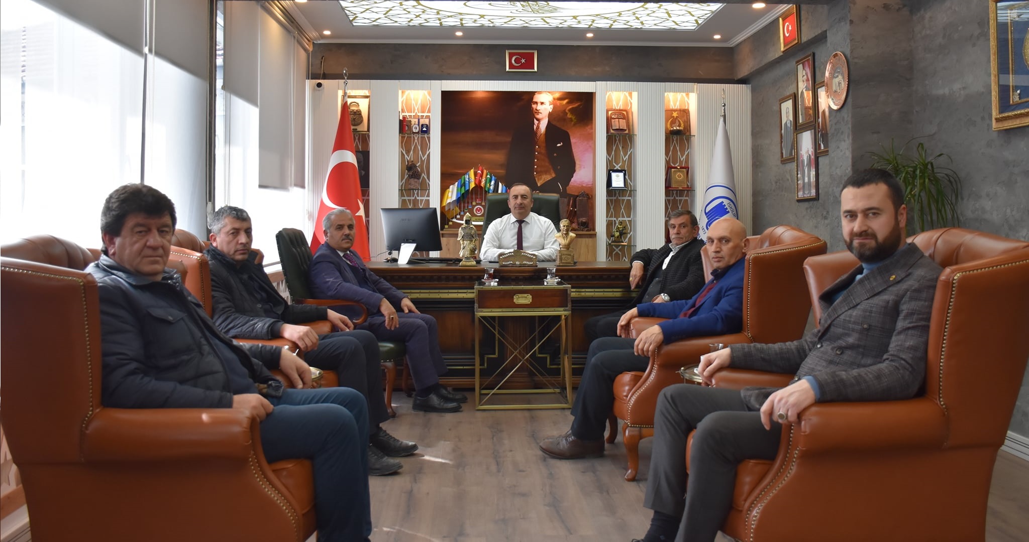 ÇESOB BAŞKAN ADAYI ÇERİKÇİ ALİ SÜLÜK’Ü ZİYARET ETTİ